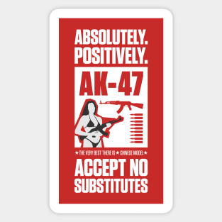 AK-47 Jackie Brown reference (white version) Sticker